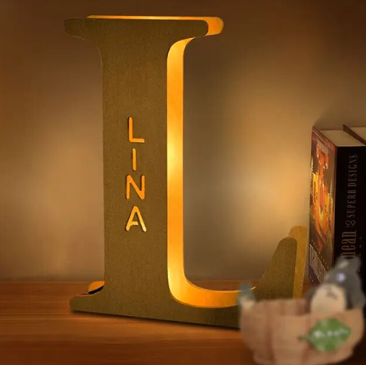 Letters with Engraved Name