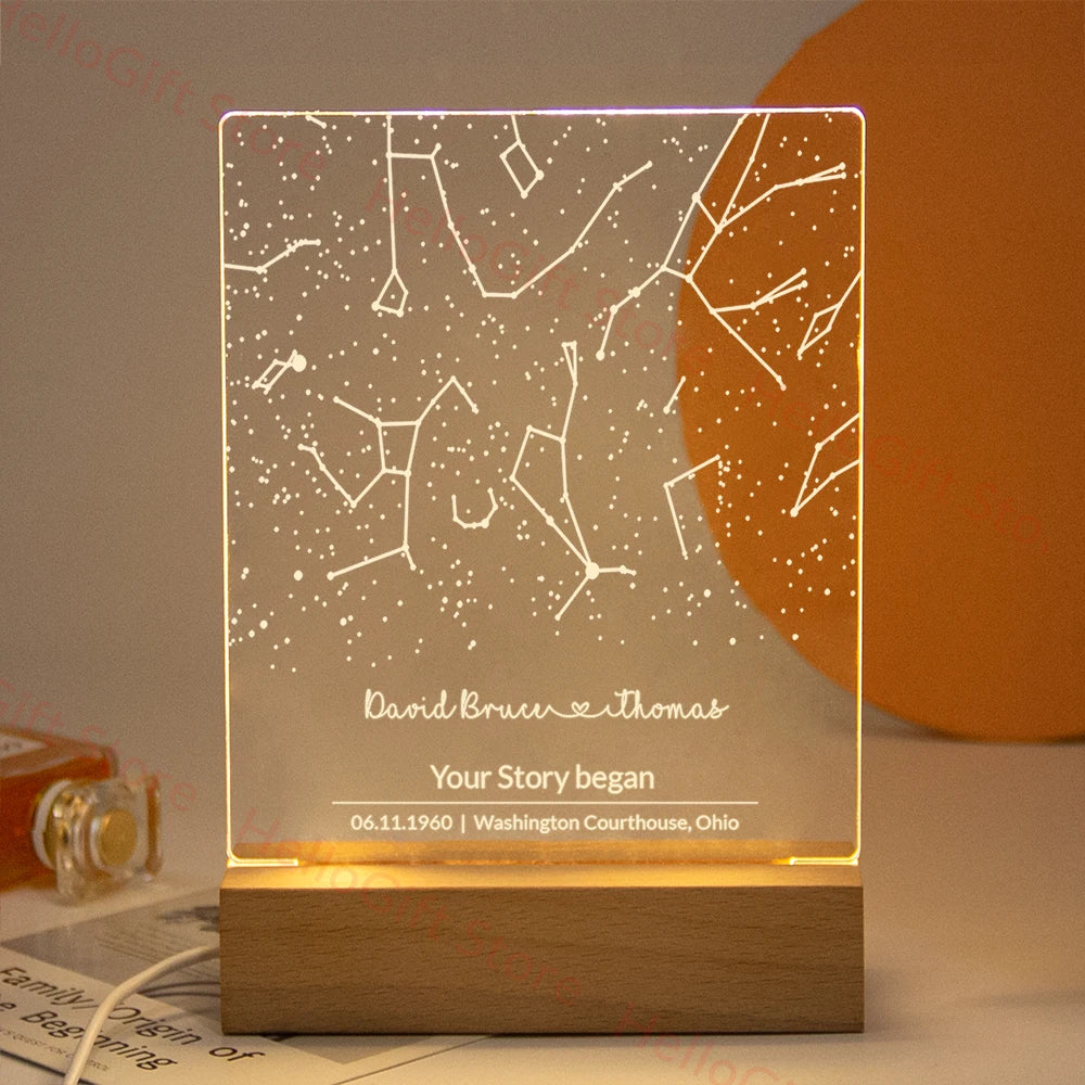 Constellation Acrylic Lamp